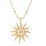 bold Sun Charm Pendant