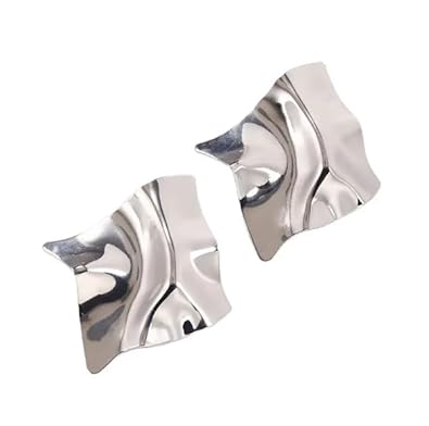 Exaggerated Irregular Geometric Ear Stud Earrings