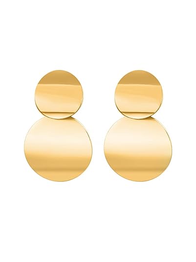 bold Circle Shaped Earrings