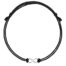 Zircon Studded Black Bead