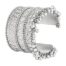 Jewels Navratri Ethnic Silver Oxidised Adjustable Afghani