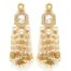 Polki Kundan Earrings with intricate craftsmanship and skin-friendly plating