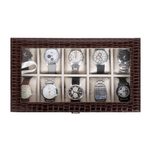 Luxury Premium Leatherette 10 Slot Watch